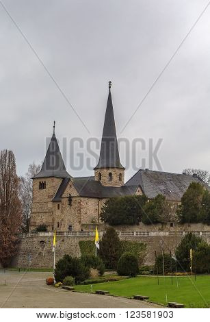 St. Michael's Church in Fulda Hesse is considered to be the oldest Holy Sepulchre church in Germany built in the Carolingian architectural style