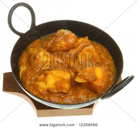 렌즈콩와 인도 치킨 dansak 카레