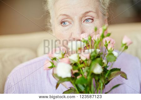 Smelling roses
