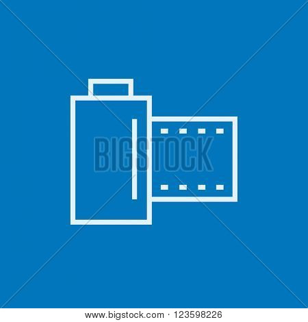 Camera roll line icon.