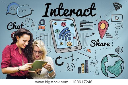 Interact Interaction Interactive Interacting Group Concept