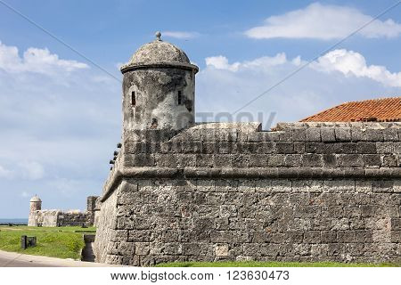 Santo Domingo Bulwark in Cartagena de Indias