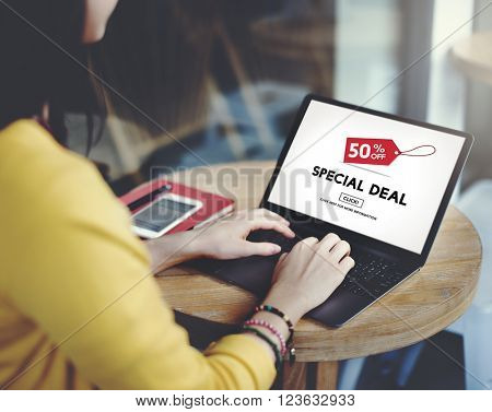 Special Deal Advertising Comme?cial Marketing Concept