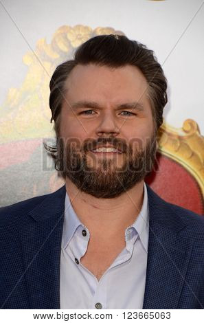 LOS ANGELES - MAR 28:  Tyler Labine at the The Boss World Premeire at the Village Theater on March 28, 2016 in Westwood, CA