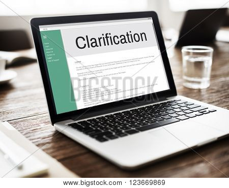 Clarification Determination Explanation Question Concept