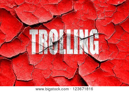 Grunge cracked Trolling internet background with some soft smooth lines