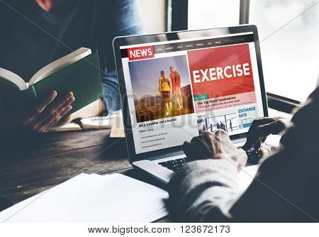 Exercise Fitness Healthy Lifestyle Practice Well being Concept