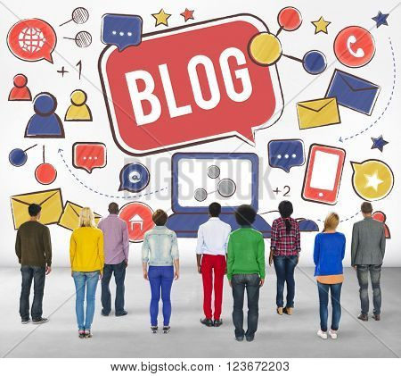 Blog Blogging Social Network Online Internet Concept