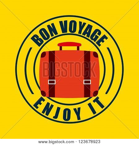 von voyage seal design, vector illustration eps10 graphic