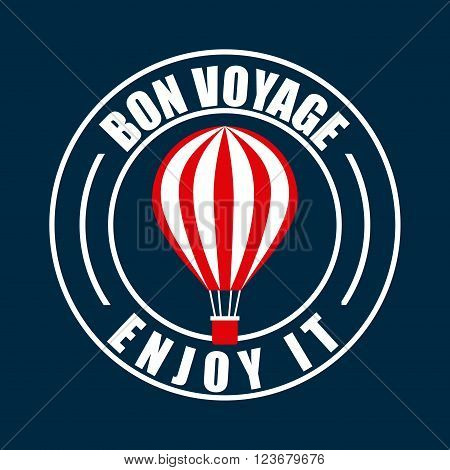 von voyage seal design, vector illustration eps10 graphic