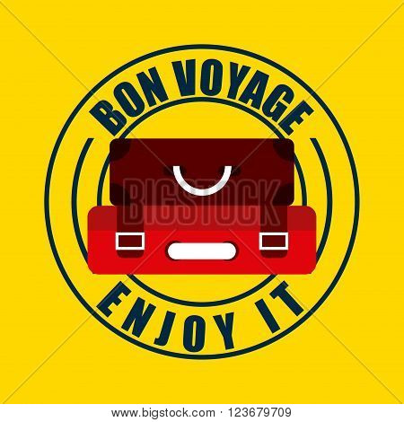 von voyage seal design, vector illustration eps10 graphic