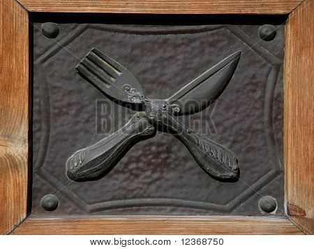 Couteau et une fourchette