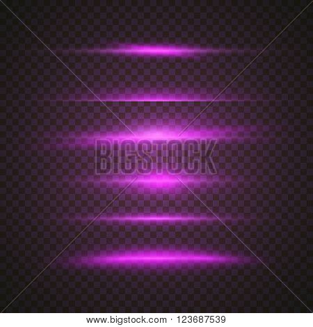 Illustration of Vector Sun Lens Flare Effect. Transparent Vector Overlay Lens Flare Ray Effect. Vector EPS10 Bright Sunflare Explosion Template