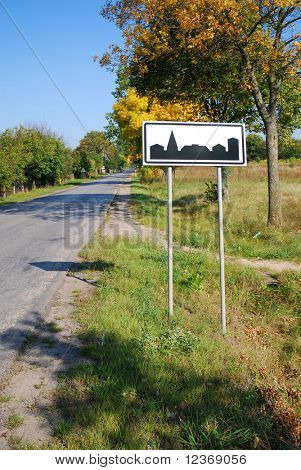 Stadt Zeichen