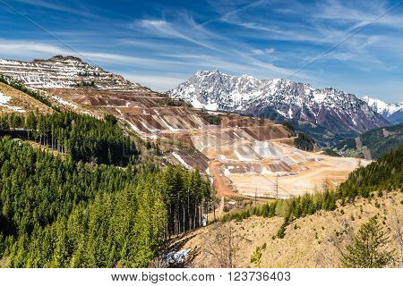 Erzberg Open-pit Iron Ore Mine - Eisenerz Styria Austria Europe