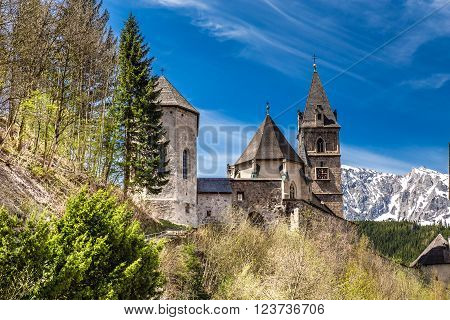 Gothic Parish Church Of Saint Oswald - Eisenerz Styria Austria Europe