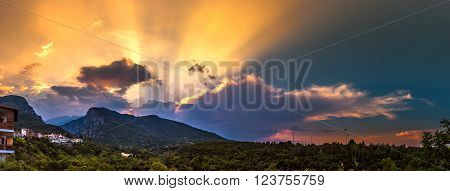 Mount Olympus In Greece