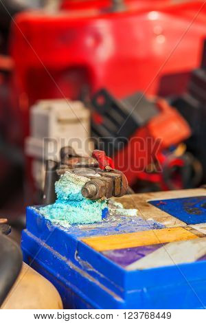 Battery terminals corrode, visible in the form of white powder.Terminal corrosion can eventually lead to an open electrical connection.