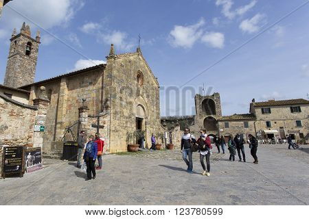 Monteriggioni Was An Important Defensive Line For The City Of Siena