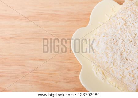 Brazilian Traditional Dessert: Sweet Couscous (tapioca) Pudding (cuscuz Doce)