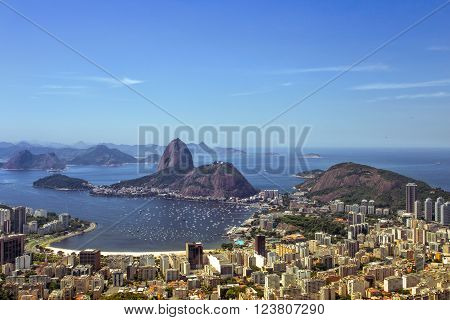view of the Rio de Janeiro and Pao de Acucar