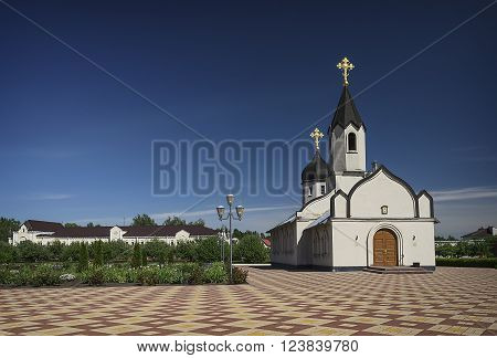 Church of St. Nicholas. Located on the territory of historical and orthodox complex. Prokhorovka, Russia