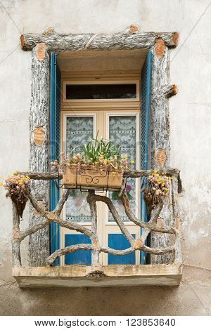Famous Saint Guilhem le Desert village protected by UNESCO, France