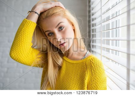 Girl In Yellow Sweater