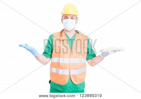 Undecided worker or employee searching for job concept. Jobs options on unemployment market.