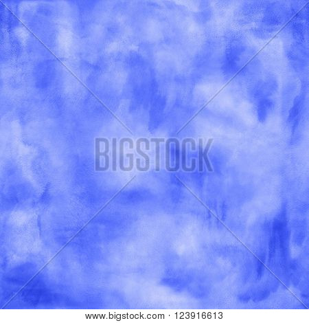 Abstract boho blue watercolor squared blurred background
