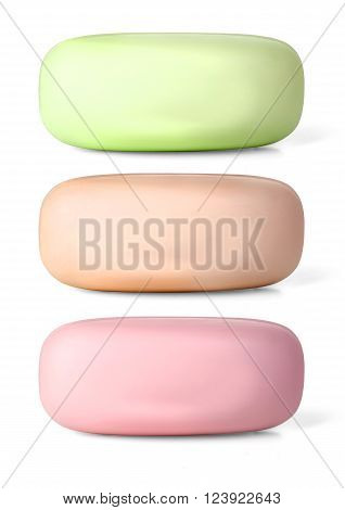 Hygiene Soap On White