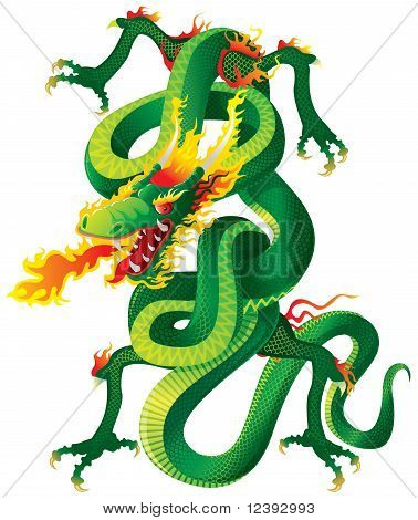 Dragon trenzado
