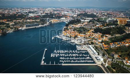 City of Porto aerial view, Portugal