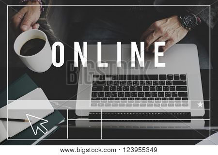 Online Internet Connection Social Networking Technology Concept