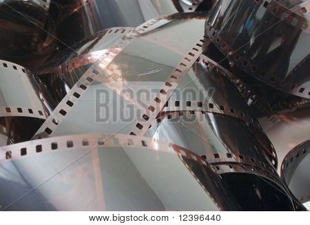 oude 35 mm films als achtergrond