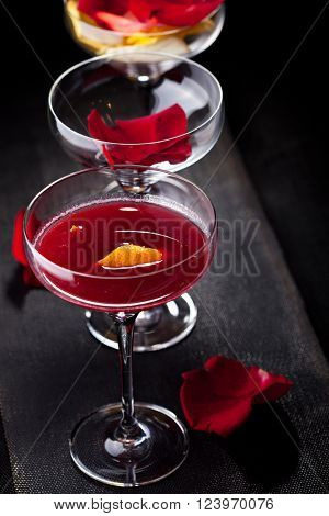 Bitter Sweet Cocktail - Gin, Campari and Berry Syrup