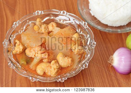 Hot And Spicy Curry Of Water Orange With Fish