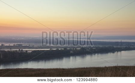 Sunrise Over The River