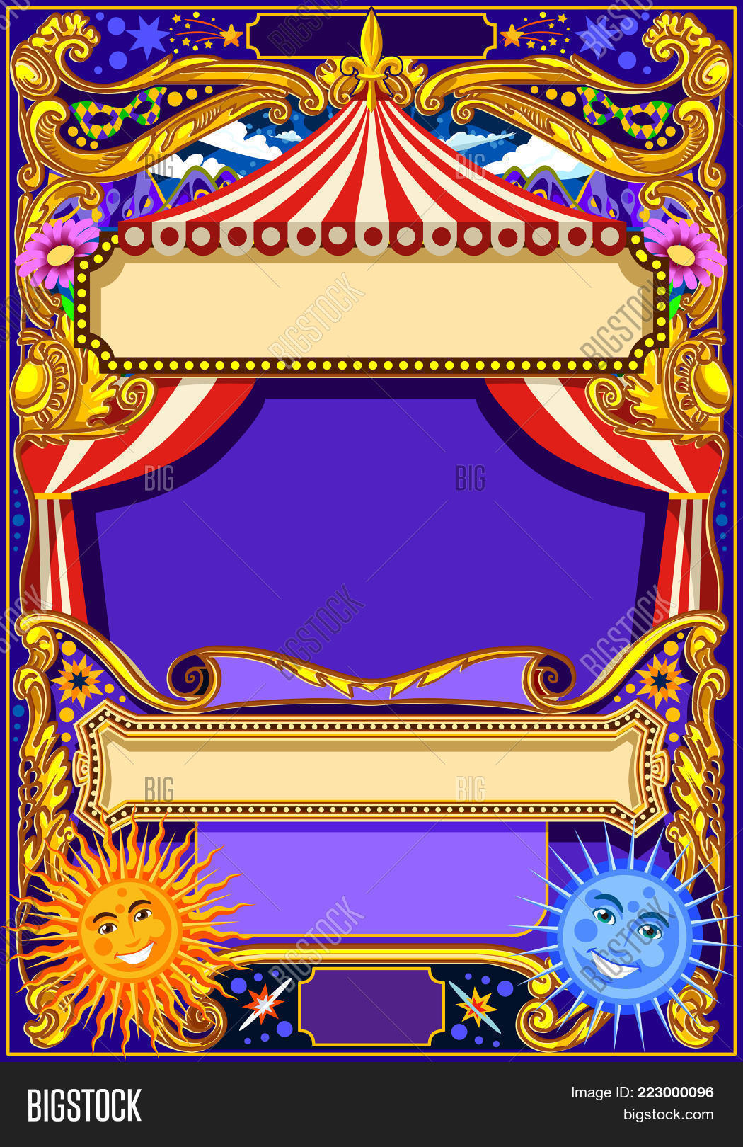 Circus Tent Invitation Template