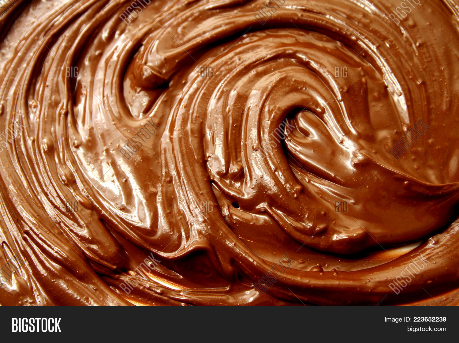 Melted Chocolate Image Photo Free Trial Bigstock
