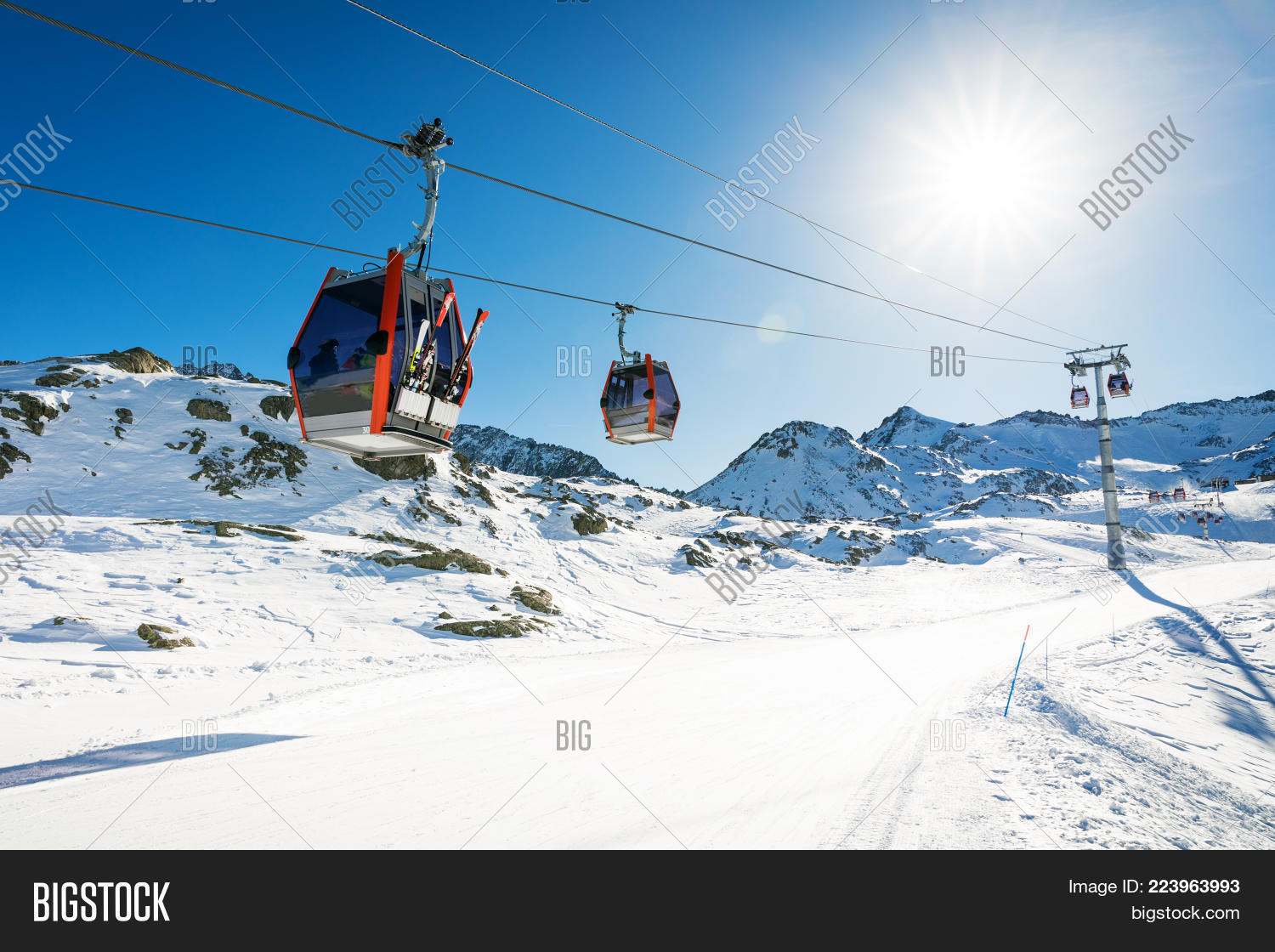 Ski Lift Gondolas Image & Photo (Free Trial) Bigstock