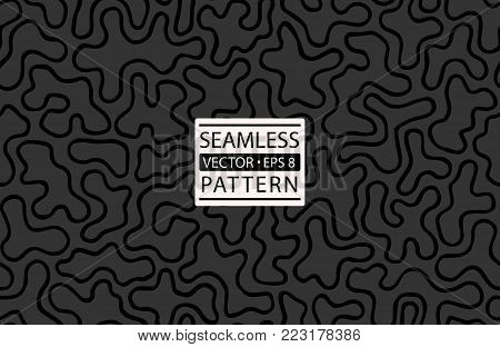 Seamless cow skin fashion pattern. Giraffe, dalmatians dog, zebra, animal fur skin texture pattern.Cow textile print. Camouflage background wallpaper. Seamless black and white vector background