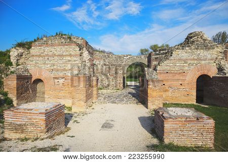 Gamzigrad, Felix Romuliana,ancient Roman palace ruins in Zajecar,Serbia