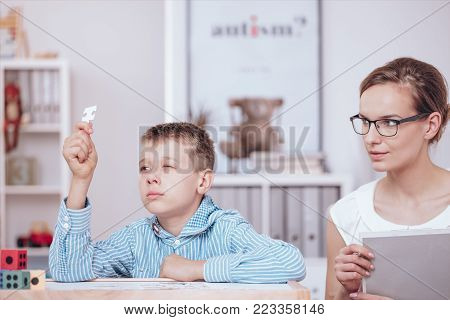 Autistic Child With Hypersensitivity