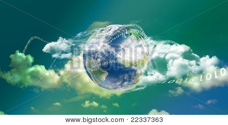Cloud Computing technologie panoramisch