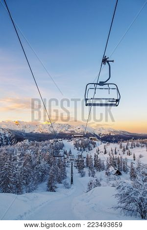 Ski Center Of Vogel Julian Alps, Slovenia