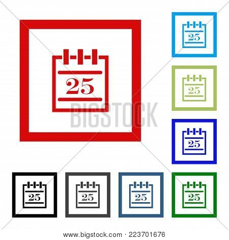 Calendar Icon in trendy flat style. Calendar symbol for your web site design, logo, app, UI. Vector illustration, EPS10.