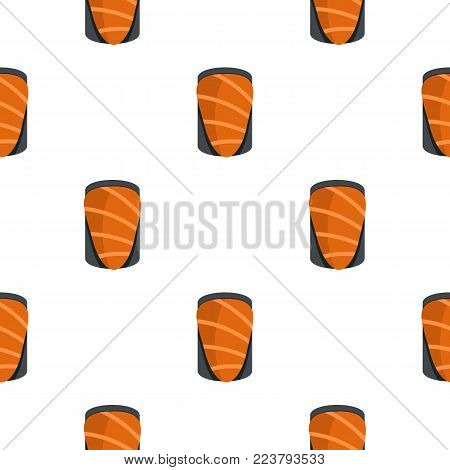 Salmon pattern seamless for any design vector illustration