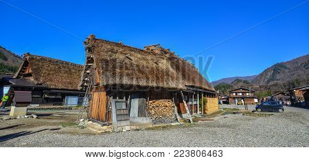 Shirakawa-go Historic Village In Gifu, Japan