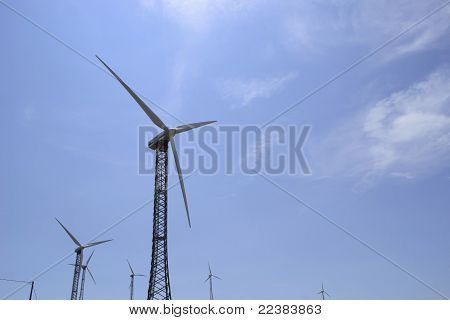 Energia eolica In Sardegna, Italia